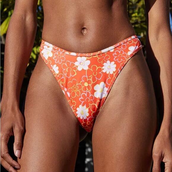 LA HEARTS BY PACSUN BIKINI HIBISCUS‎ PRINT NWT SIZE L - Picture 1 of 4